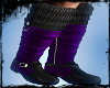 [Gel]Purple Grey Boots
