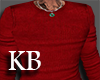 KB♫ RED MENS SWEATER