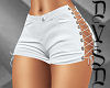 Laced Shorts in White
