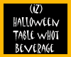 Table wHot 4 Beverages 