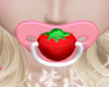Strawberry Pacifier Pink