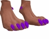 Purple Feet Claws M