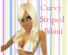 ~CK~Curvy Striped Bikini