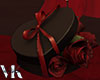VK.Heart box with roses