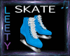 Teal Ice Skaters
