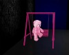 Pink TeddyBear  &Swing