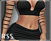 M SET BLACK CRISTALS