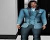 teal glitter suit