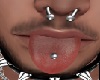 Pierced Tongue Silver -M