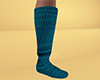 Teal Socks Tall 3 (M)