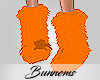 lBl Orange fur boots