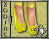 Yellow Cocktail Pumps