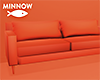 Orange Photo Room Couch