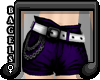 :B) Chained shorts purpl