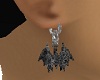 3D Bat Earrings