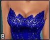 Blue Trumpet Gown