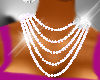 Q~White Pearl Necklace