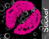 -* Sticker PINK KISS*-:)