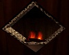 Africa wall fireplace
