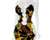 Versace gold chain dress