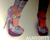 [Mighty] Floral Heels
