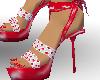 Sexy Red Polka Dot Heels
