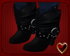 T♥ Buckle Boots Silver