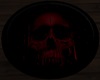 Black Red Skull Mirror