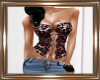 ! Leopard Top Red.