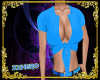 [Zz]Blue Tied Blouse