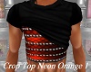 Crop Top Neon Orange 1