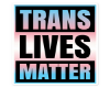 Trans Lives Matter Sign