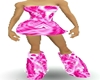 Pink Swirl Raver Dress