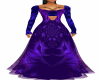 Blue Purple Long Gown