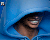 Blue Spider Hoodie Up
