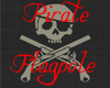 Mad Jack Pirate Flagpole