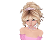 pink flower girl tiara