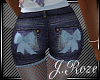 Bo Peep Bow Jeans - Blue