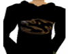 Black/gold dragon hoody