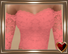 Ⓣ Coral Lace Top