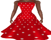 Judy-Red Polka Dot Dress