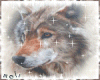 cute stamp wolf