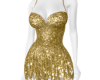 S| Afterdark Dress Gold