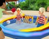 Kids Play In Kiddie Pool