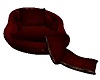 gold red couch
