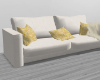 Beige & Mustard Couch