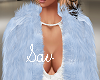 Ice Blue Faux Fur