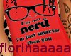 f* red nerd shirt