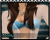 M` Blue Lace Robe