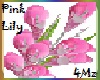 4M'z Pink Lily Flower